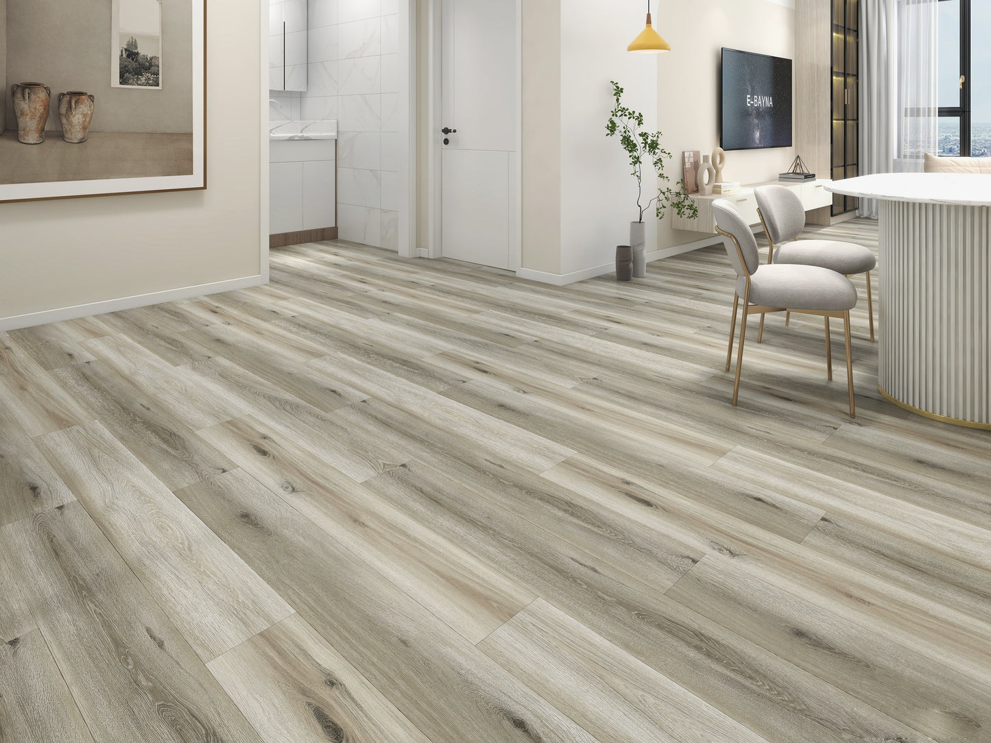SPC6602 Vinyl Flooring 5.0+1.5MM 22.47SQFT/BOX $37.08/Box $1.65/SqFt
