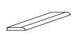 SM8: Scribe Molding 3/4"W*1/4"W*96"L