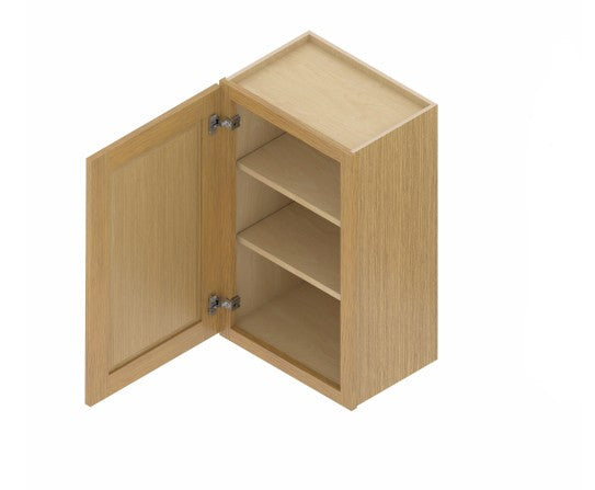 W1830:  Oak Shaker Wall 18"W*30"H*12"D-1D-2S