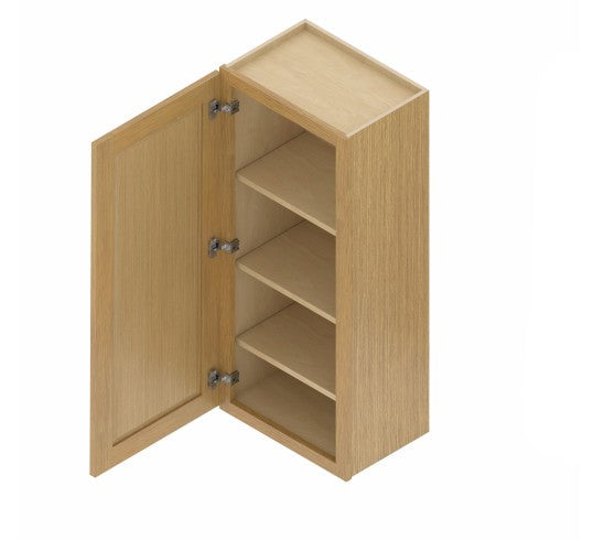 W1240/W1242: Oak Shaker Wall 12"W*40"H*12"D-1D-3S
