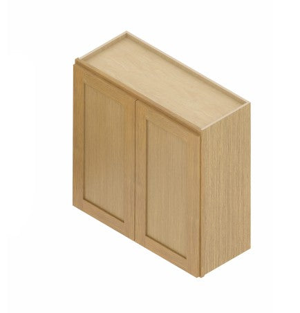 W3630 : Oak Shaker Wall 36"W*30"H*12"D-2D-2S