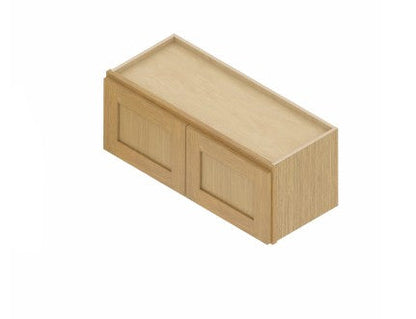 W3018: Oak Shaker Wall 30"W*18"H*12"D-2D