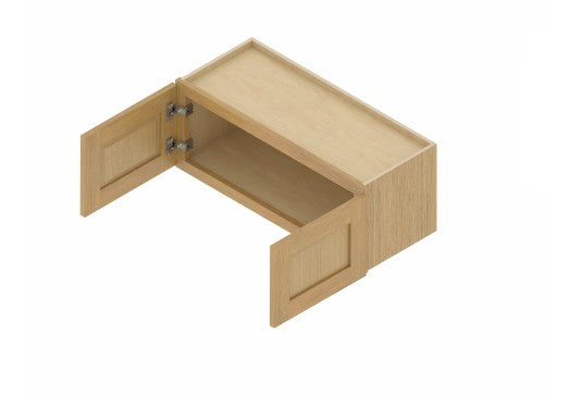 W3621: Oak Shaker Wall 36"W*21"H*12"D-2D