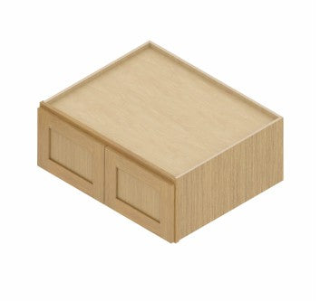 W361824: Oak Shaker Wall 36"W*18"H*24"D-2D