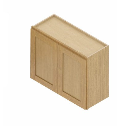 W3024: Oak Shaker Wall 30"W*24"H*12"D-2D-1S