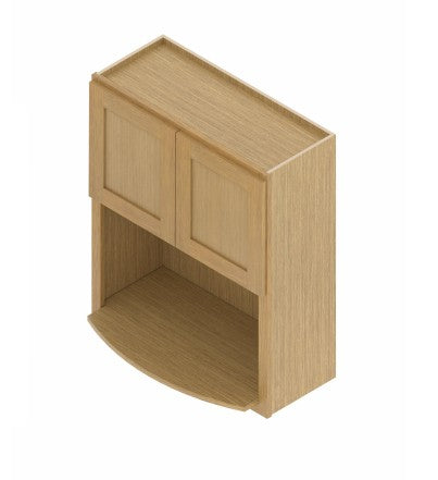 WMC303012: Oak Shaker Wall Microwave 30"W*30"H*12"D