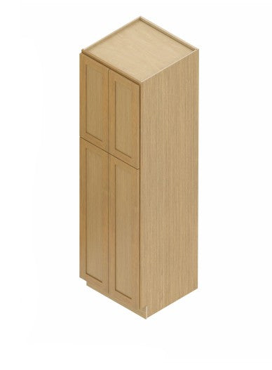 WP248424: Oak Shaker Pantry 24"W*84"H*24"D-4D-5S